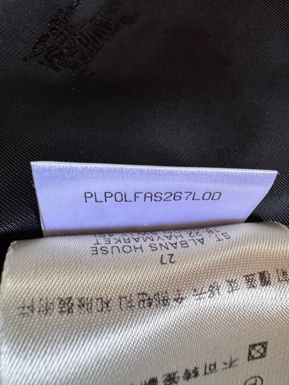Burberry London Metallic Black & Gray Plaid Double-Breasted Jacket Blazer Coat - Picture 7 of 11